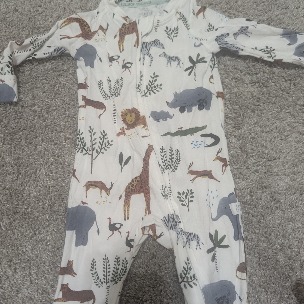 Loulou Lollipop Safari Pajamas
